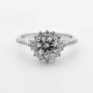 Starburst Halo Ring